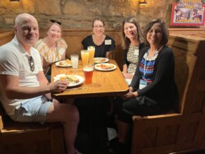 NACADA Summer Institute participants from UW System institutions at the June 28, 2023, UW System meeting and reception. 