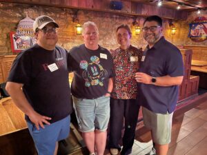 NACADA Summer Institute participants from UW System institutions at the June 28, 2023, UW System meeting and reception. 