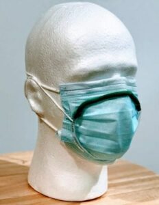 Photo of mask on mannequin