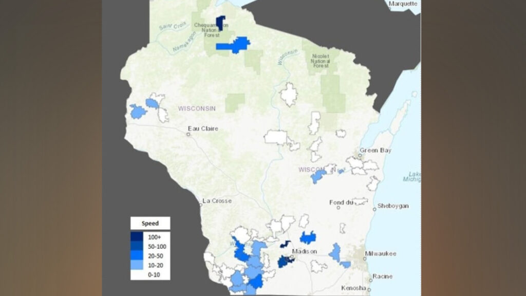 Image of speed results