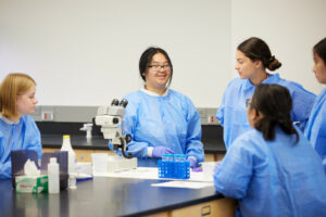 Photo: Participating in the camp gave high school junior Nadalee Thao the opportunity to check UW-La Crosse as a potential college./Mike Lieurance, UW-La Crosse