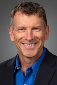 Photo of Chris Durall, a clinical associate professor in the Doctor of Physical Therapy program, who supervises the university’s Physical Therapy Clinic at the Stevens Point Area YMCA. (UW-Stevens Point)