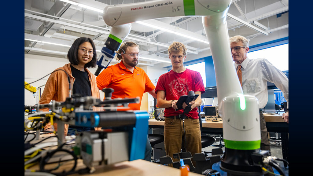 Photo: Colleges of Distinction commends UW-Platteville for backing its engineering program with a well-rounded liberal arts curriculum and close student-faculty interaction. 