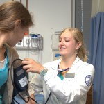 Nursing students train at the UW-Eau Claire bachelor of science in nursing program site in Marshfield.