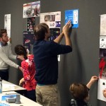 UW-Stout industrial design students prepare to present their wearable technology ideas to LSR, a design and engineering firm from Cedarburg.