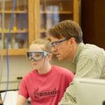 Zoey Good, undergraduate biochemistry major, with John May, assistant Professor, Department Chemistry & Biochemistry in CHM 419: Advanced Biochemistry Lab. A research-embedded experience within this lab is just one of the impressive parts of UWL’s Biochemistry curriculum which helped it earn national accreditation in January.