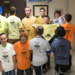 Students in the Graphic Communications major worked with multiple boy scout troops in the labs within the Communication Technologies building. On this day, the boy scouts created books from start to finish, and screen printed their own t-shirts. The boy scouts all earned their Graphic Arts Merit Badge for participating and completing the projects. The event took place at UW-Stout on Monday, March 20, 2017.