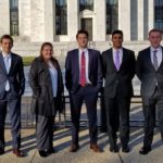 Photo of economics students from the University of Wisconsin-Whitewater, who competed against some of the world's most prestigious universities at the 14th Annual College Fed Challenge in Washington, D.C. on Dec. 1.