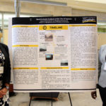 Photo of UW-Superior undergraduate student researchers Obiageli Ekwunwa (left) and Opeyemi Omiwale