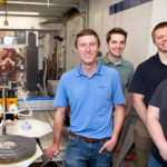 Photo of UW-Stout engineering students who are using their knowledge to benefit workers in Wisconsin