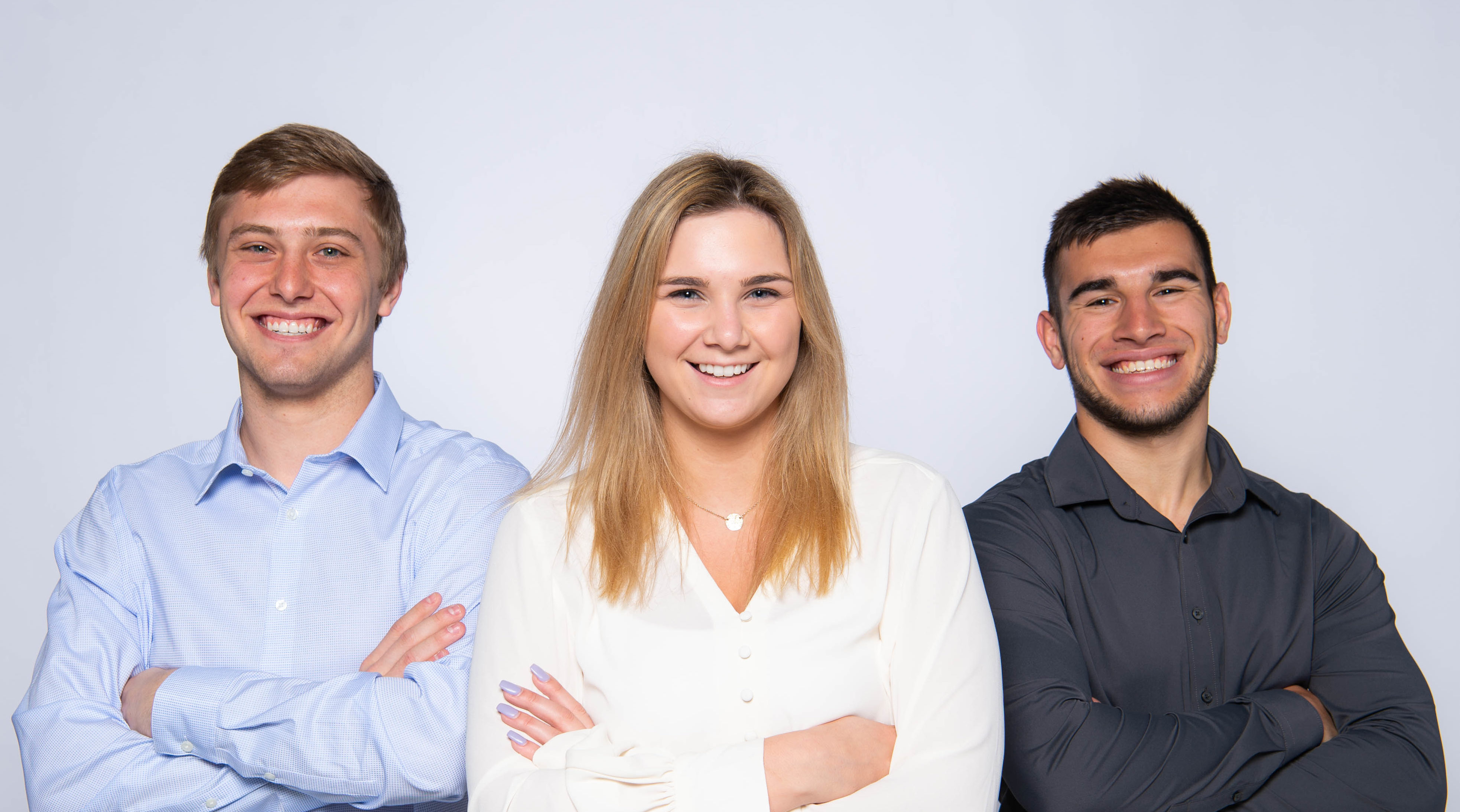 Photo of UW-Oshkosh student team helping to promote an entrepreneurial venture