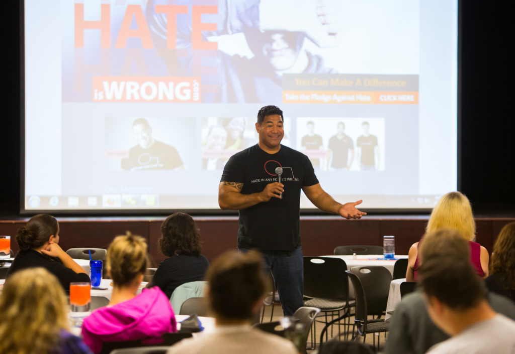 Photo taken at one of UW-Platteville's Midwest Culturally Inclusive Conferences