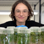 Photo of Joseph Creanza, a junior soil and crop science major at the University of Wisconsin-Platteville, who scored first place at the recent 2020 Student Research and Innovation Showcase.