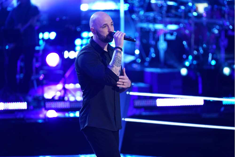 Photo of Aaron Scott, a 2007 alum of UW-La Crosse, who was featured this fall on NBC's "The Voice." Scott passed his blind audition and stamped his ticket to Hollywood. Competing on the show, he says, was a once-in-a-lifetime experience.