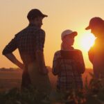 Photo of farmers in the field