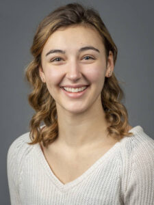 Photo of Bailey Imhoff, who works as a research assistant in Dr. Doug Matthews' lab.