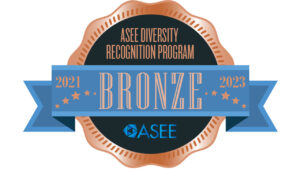 Logo for ASEE Diversity Recognition Program - Bronze awarded to UW-Platteville