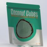 Photo of UW-Stout's award-winning Coconut Cubes packaging