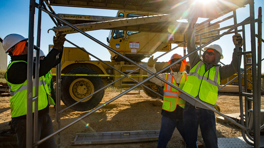 Photo of construction site