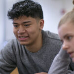 Photo of students in computer lab. UW-Whitewater extends leadership in cybersecurity with new degree.