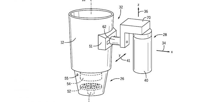 Sketch of invention patent document by UW-Green Bay alumni