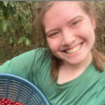 Photo of Emma Felty, who was among the 15 UW-Eau Claire students who spent part of the Winterim session helping Guatemalan coffee farmers with their harvest. The Blugolds traveled to Guatemala as part of an international immersion program, which focused on social and environmental justice. The students were immersed in local communities, living with host families and interacting with community members, including coffee farmers. (Submitted photo)