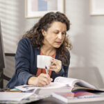 Photo of person studying; UW-Whitewater to offer an online bachelor’s in supply chain management