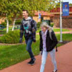 Photo of students walking at UW-Platteville Baraboo Sauk County