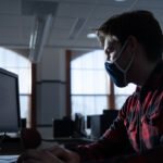 Photo of student in UW-Platteville's cybersecurity program