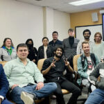 Photo of UW-Parkside Professor Abey Kuruvilla and MBA operations class