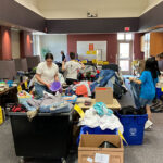 Photo of sustainable moveout at UW-River Falls