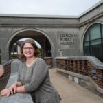 Photo of Catie Gullickson, intern at the Oshkosh Public Museum