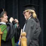 Photo of Chancellor Debbie Ford at a UW-Parkside graduation ceremony