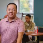 Photo of Dr. Kong Pheng Pha, an associate professor of critical Hmong studies and women’s, gender and sexuality studies at UW-Eau Claire, is a co-principal investigator on a $2.2 million National Science Foundation study. (Photo by Bill Hoepner)