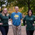 Photo of UWL's inaugural Community Engaged Fellows (from left to right): Avery Frankl, Gretta Kraus and Samantha Meister. All three say their fellowship experience has provided many valuable lessons.