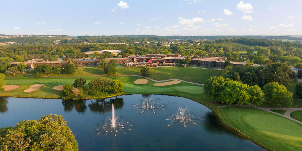 Photo of Grand Geneva Resort, which features two 18-hole golf courses and is a year-round getaway in Wisconsin. / Grand Geneva