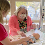 Photo of Instructors and students from Edgewood College engaging in teaching and learning. UW-Whitewater at Rock County will soon offer a pathway to a Bachelor of Science in Nursing that can be earned at the Rock County campus through a partnership with Edgewood. (Photo courtesy of Edgewood College/Rachel Icke)