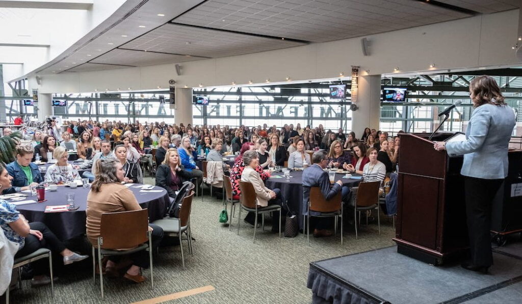 Photo of participants in inaugural spring conference for nonprofit professionals organized by UW-Green Bay's Division of Continuing Education & Community Engagement.