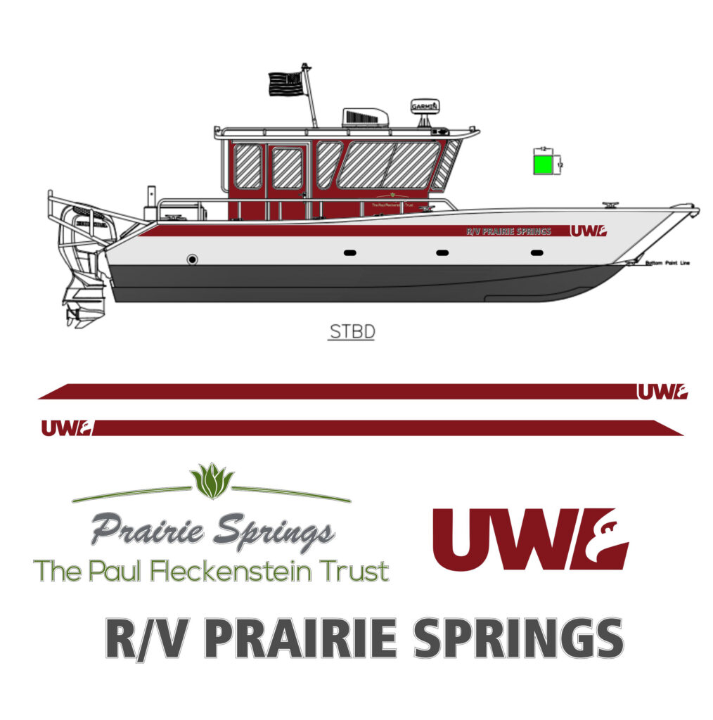 Image of a mockup of the Research Vessel Prairie Springs.