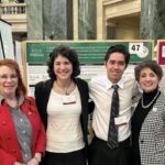 Photo of UW-Parkside attendees at Research in the Rotunda on March 8, 2023.