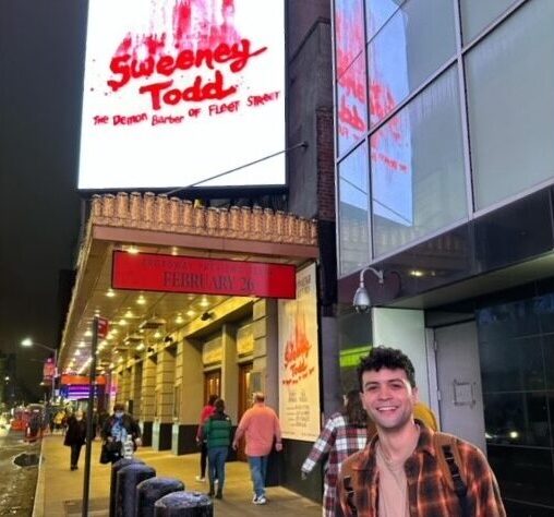 Photo of UWSP alumnus Felix Torrez-Ponce who made his Broadway debut as a member of the ensemble and an understudy in this month's revival of "Sweeney Todd: The Demon Barber of Fleet Street." (Photo courtesy of Torrez-Ponce)