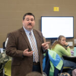 Photo of Dr. Andrew Calvin, who credits the UW-Eau Claire and Mayo Clinic Health System collaborative relationship as the inspiration to create a course about clinical research.