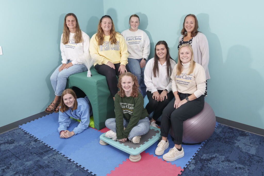 Photo of UW-Eau Claire students, many of whom never imagined themselves conducting research in the college setting, but they went on to do just that by presenting their findings at the National Conference on Undergraduate Research, hosted by UW-Eau Claire last April.