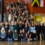 Photo of UW-Superior hosting its fifth Sonia Kovalevsky Day on November 8. The event provides mathematical activities and career information for 9th to 12th grade girls. This year’s event included more than 130 students from 15 high schools throughout Wisconsin and Minnesota. (Photo by Holden Law/University of Wisconsin–Superior)