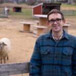 Photo of David Elzinga, UW-La Crosse assistant professor of mathematics and statistics, who combines approaches from Mathematics, Statistics, and Data Science to address scientific questions based on biological topics. (Jen Towner, UWL University Marketing & Communications)