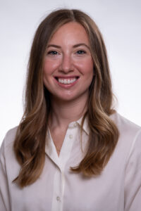 Photo of Kate Creutzinger, assistant professor of animal welfare and behavior at the University of Wisconsin-River Falls