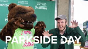 Photo of Parkside Day with mascot