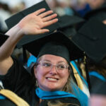 Photo of University of Wisconsin Oshkosh graduates. UWO is launching a new, first-in-the-Midwest “4+1” program, a Sociology & Master of Public Administration (MPA) 4+1, to help learners earn two career-oriented degrees flexibly and quickly. (UW Oshkosh)