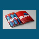 Photo of UW-Stout student's award-winning ad campaign