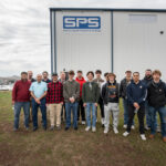 Photo of UW-Oshkosh students partnering with Switchgear Power Systems (SPS), headquartered in Winneconne, WI